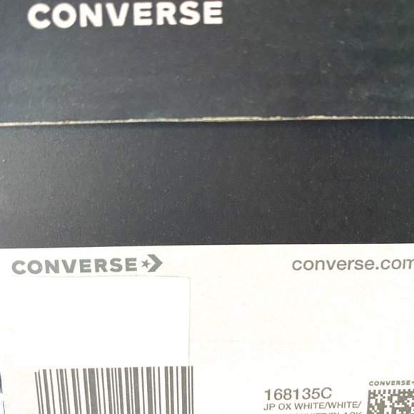 Converse JP White Leather Low Top Sneakers Casual Shoes Men's Size 11 168135C - Picture 11 of 11